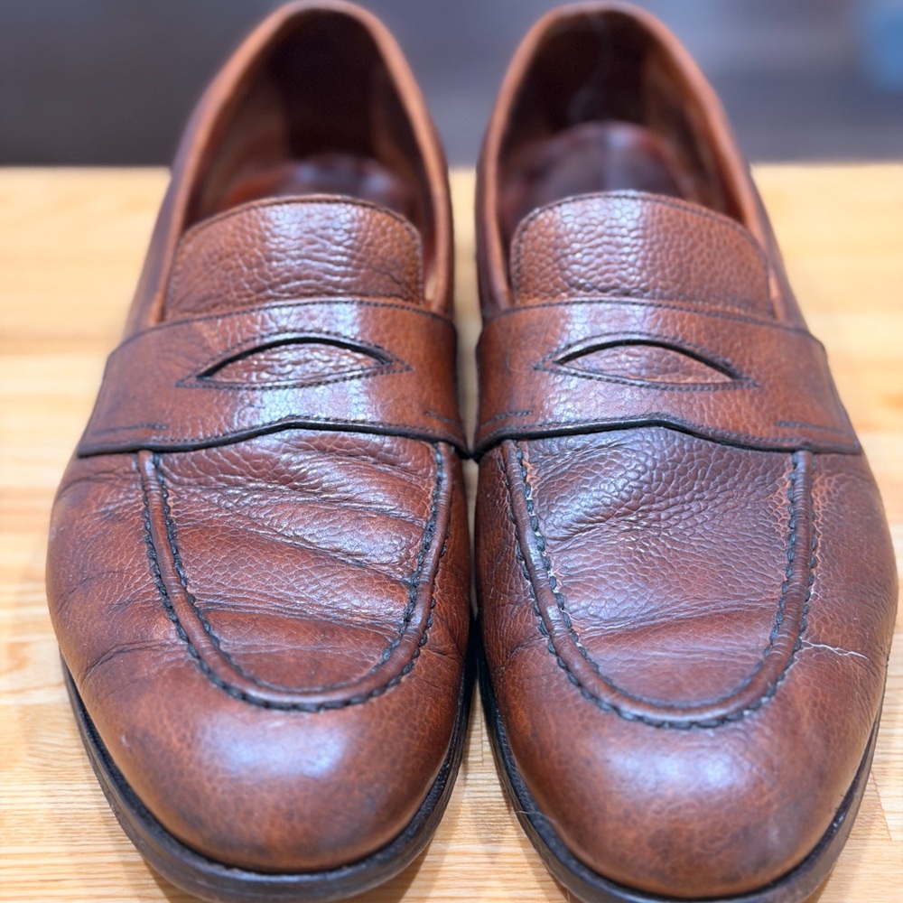 Classic Brown Leather Loafers